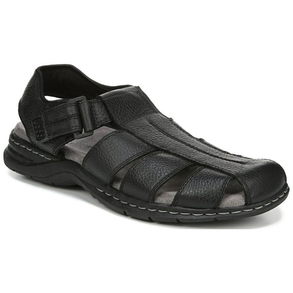 Dr. Scholl's Mens Gaston Leather Casual Fisherman Sandals
