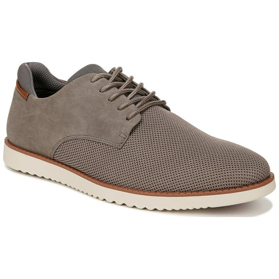 Dr. Scholl's Mens Sync Knit Lace Up Oxford Grey Knit 10 M