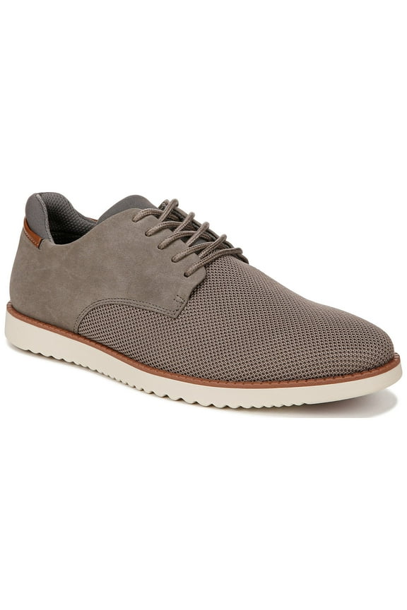 Mens Sync Knit Lace Up Oxford Grey Knit 12 M