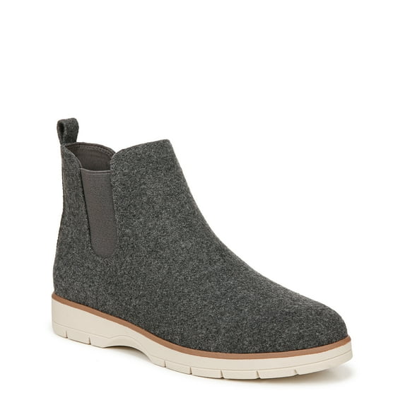 Dr. Scholl's Womens Northbound Ankle Boots Charcoal Wool 9M