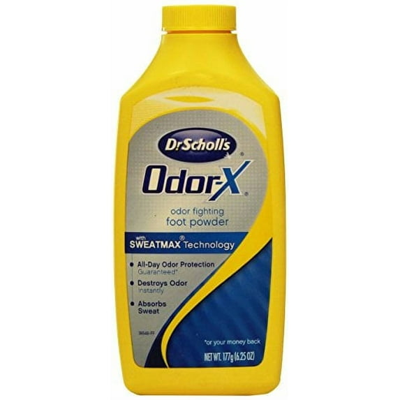Dr. Scholl's Odor-X Odor Fighting Foot Powder 6.25 oz Each
