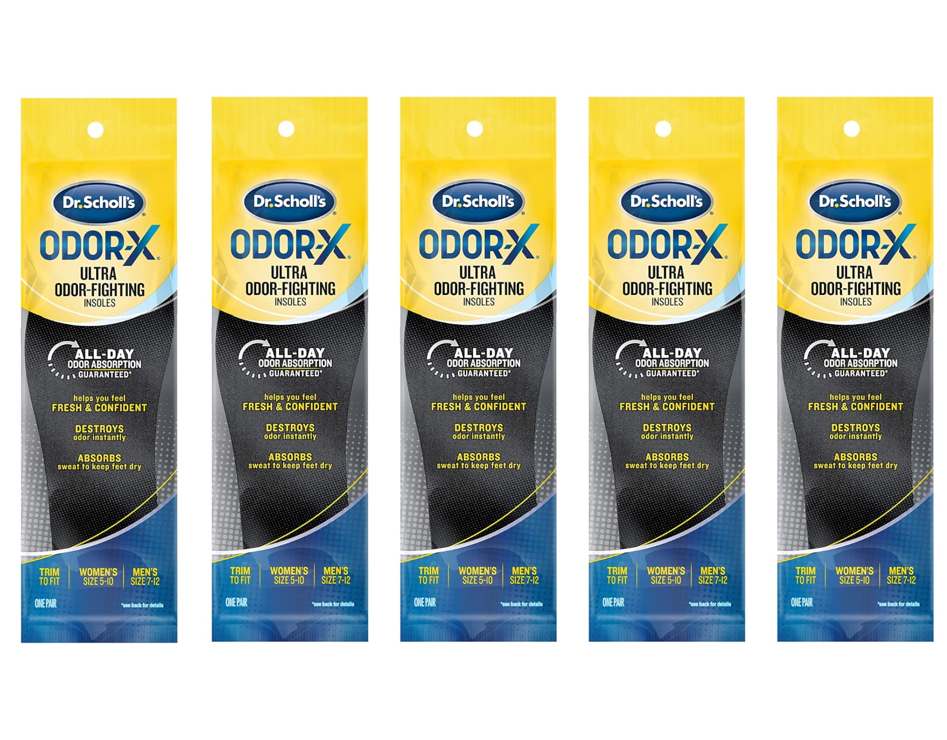 Dr. Scholl's OdorX Ultra OdorFighting insoles Pack of 5