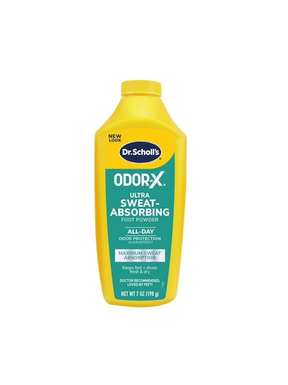 Dr. Scholl’s® Odor-X® Ultra Sweat-Absorbing Unscented Foot Powder, 7oz, 1 Count
