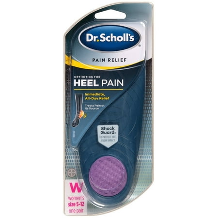 Dr. Scholl's Pain Relief Orthotics for Heel Pain, Women Size 5-12 1 ea (Pack of 2)