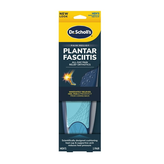 Dr. Scholl's Plantar Fasciitis Pain Relief Orthotics Inserts - Men's 8-13 - Each (Packaging May Vary)