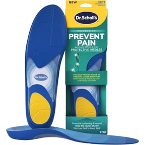 Dr. Scholl's Prevent Pain Foam Cushioning Insoles for Men, Sizes 8-14