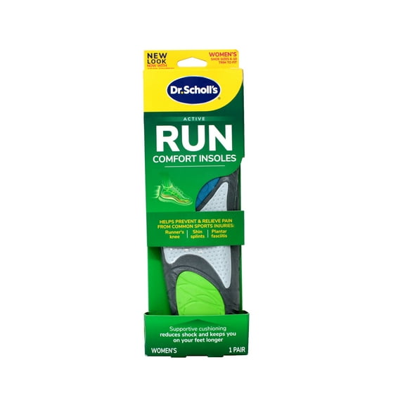 Dr. Scholl's Run Active Comfort Insoles,Women's, 1 Pair, Trim to Fit Inserts