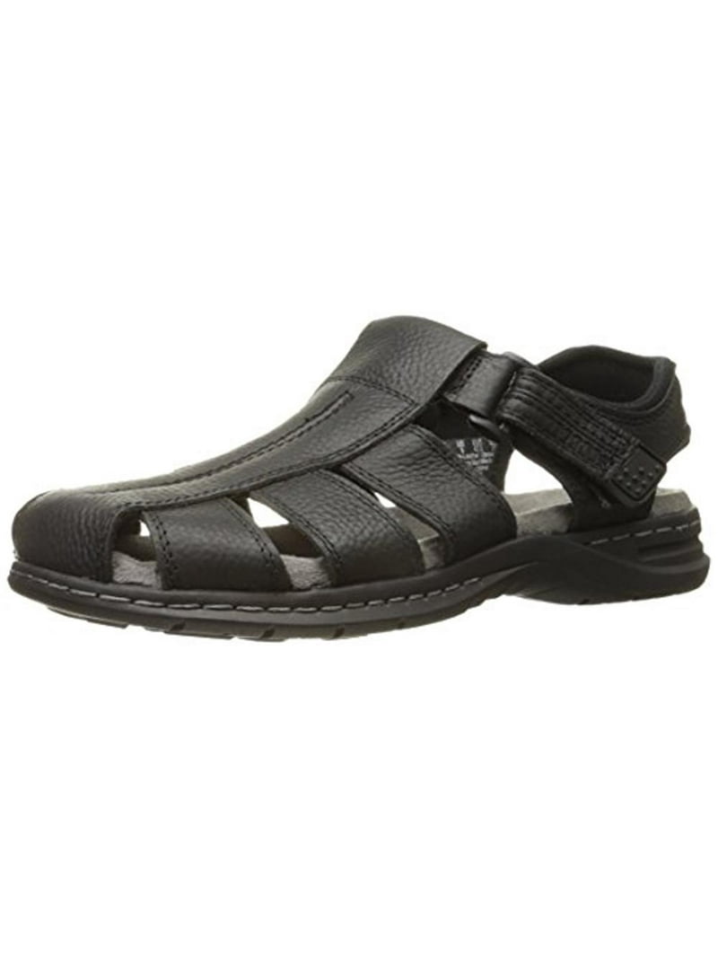 Scholl's Shoes Mens Gaston Leather Casual Fisherman Sandals