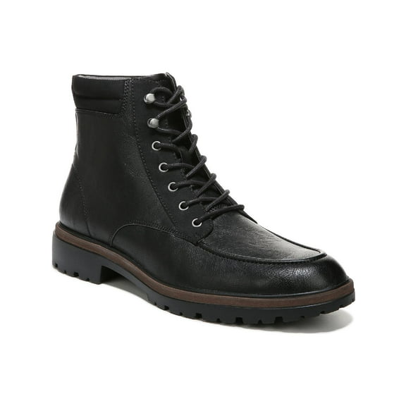 Dr. Scholl's Shoes Mens Grayton Faux Leather Ankle Combat & Lace-up Boots
