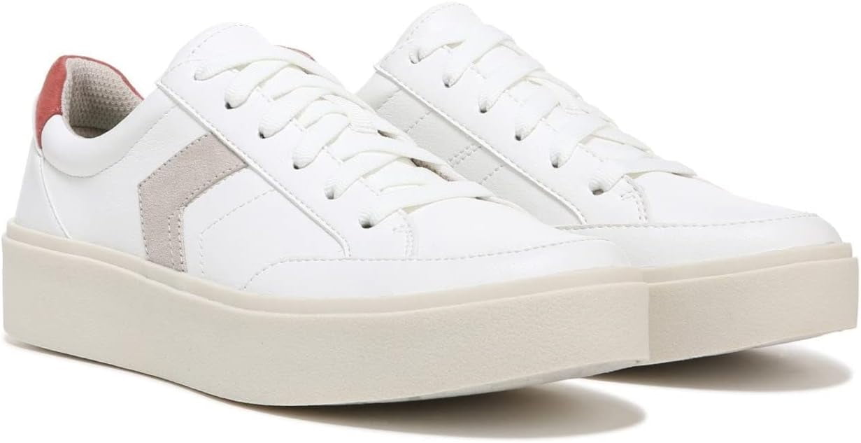 Dr. Scholl's Shoes Women's Madison Lace Oxford Sneaker White Smooth 6.5M