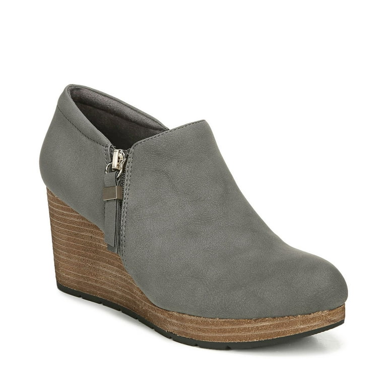 Dr. Scholl s Shoes Women s Work It Ankle Boot Grey Size 9.5 M Walmart