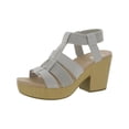 thumbnail image 1 of Dr. Scholl's Shoes Womens Blossom Faux Suede Ankle Strap Platform Sandals, 1 of 3