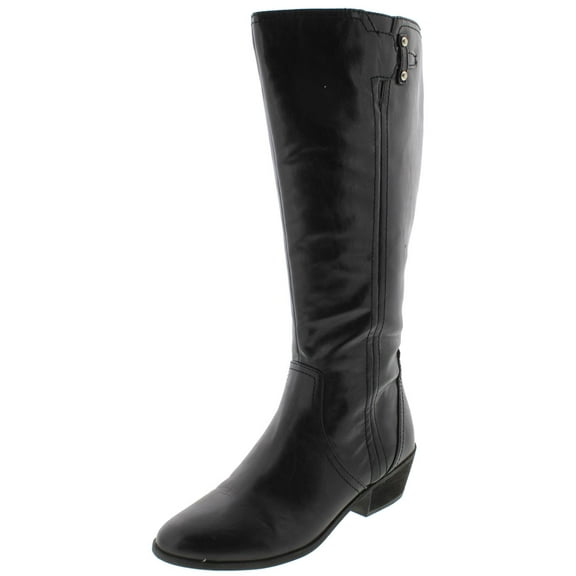 Dr. Scholl's Women's Brilliance Riding Boot Black Wide Calf 7.5M