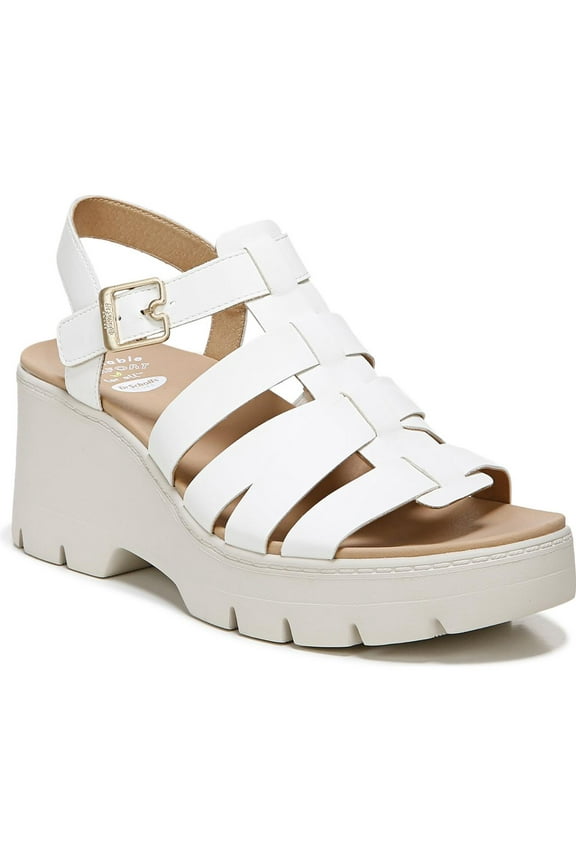 Shoes Womens Check It Out Strappy Ankle Strap Wedge Sandals