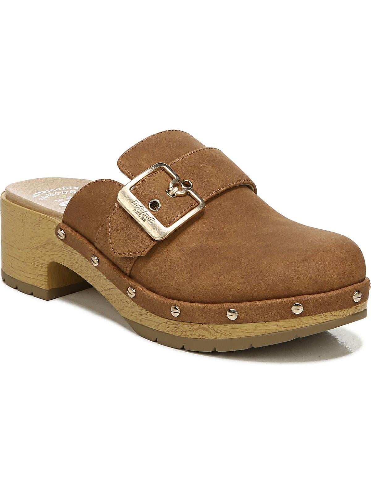 Mules Dr. Scholl's The Original Recite Marron Camel Boucle 9.5 Occasion