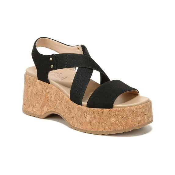 Dr. Scholl's Shoes Womens Dottie Cushioned Footbed Platform Sandals
