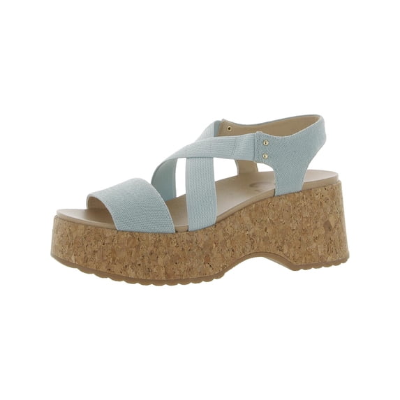 Dr. Scholl's Shoes Womens Dottie Slingback Slip-On Platform Sandals
