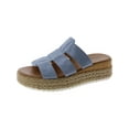 thumbnail image 1 of Dr. Scholl's Shoes Womens Electric Espadrille Sandal Summer Blue Microfiber 10M, 1 of 9