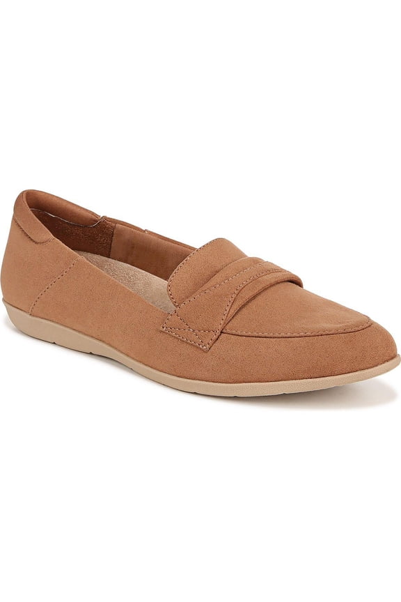 Shoes Women's Emilia Slip on Loafer Brown Microfiber 11M