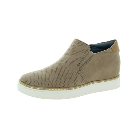 Dr. Scholl's Shoes Womens If Only Faux Suede Wedge Casual and Fashion Sneakers