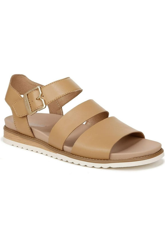 Shoes Womens Island Glow Buckle Faux Leather Ankle Strap