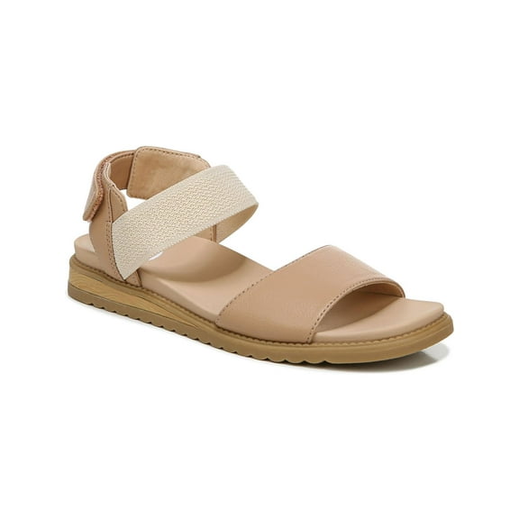 Dr. Scholl's Shoes Womens Island Life Faux Leather Ankle Strap Slingback Sandals