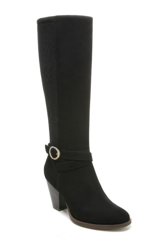 Shoes Womens Knockout Faux Suede Round Toe Mid-Calf Boots