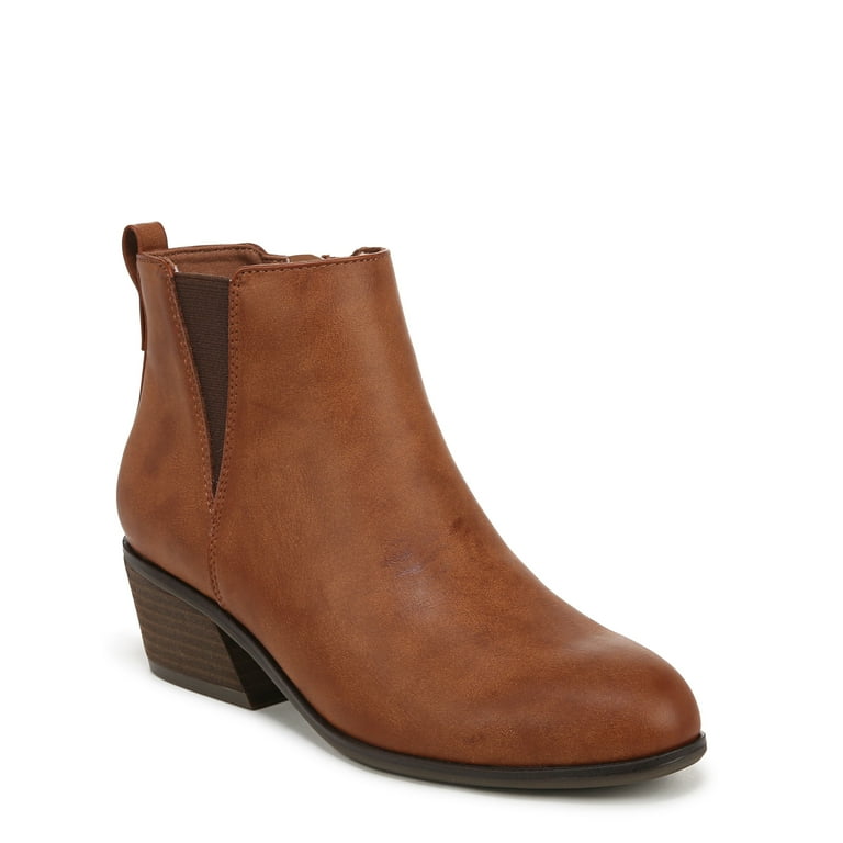 (取寄) ドクターショール レディース レーシー ブーティ Dr. Scholl's women Dr. Scholl's Lacey Booties Honey Faux Leather Dr. Scholl's Shoes Womens Lacey Ankle Bootie, Honey Faux Leather