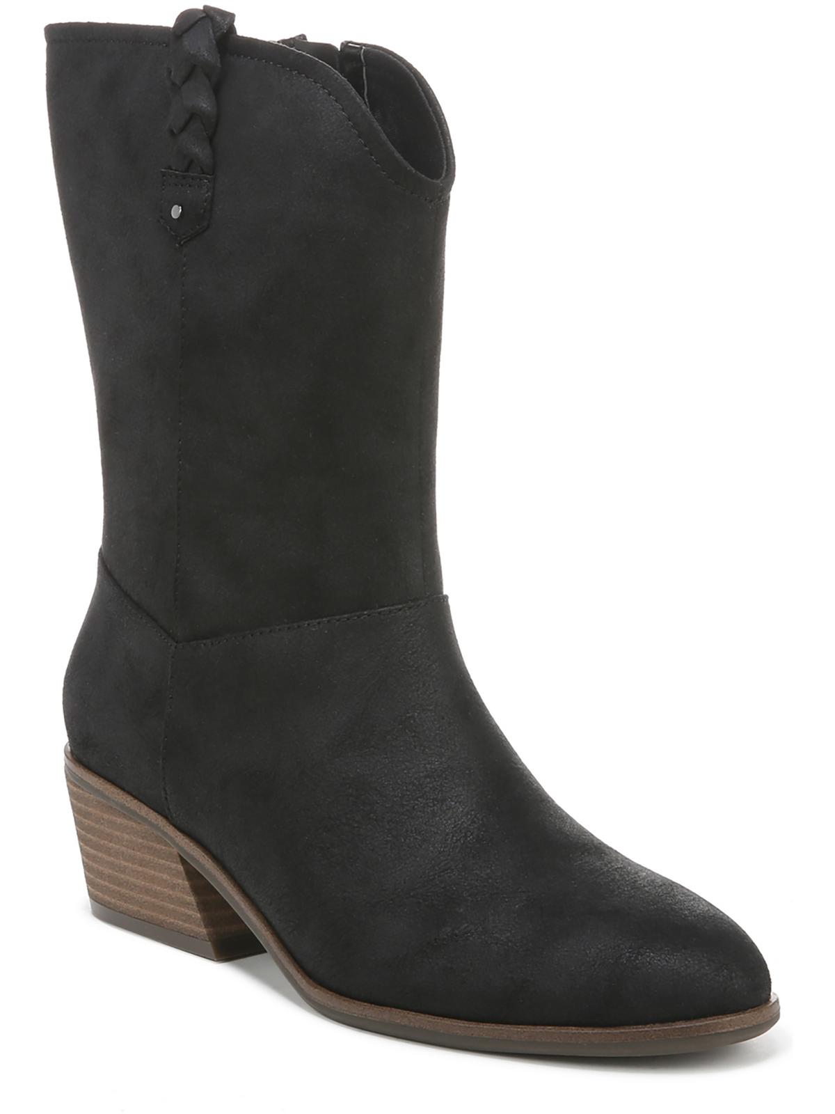 Dr. Scholl's Shoes Womens Layla Faux Leather Wide Calf MidCalf Boots