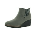thumbnail image 1 of Dr. Scholl's Shoes Womens Lean In Faux Leather Cushioned Insole Booties, 1 of 3