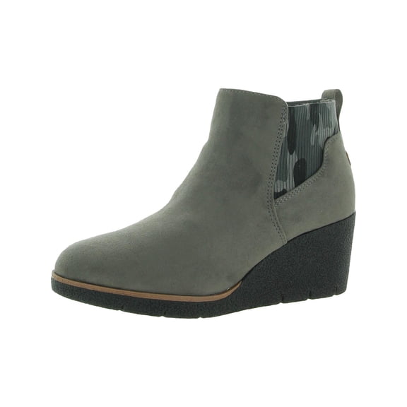Dr. Scholl's Shoes Womens Lean In Faux Leather Cushioned Insole Booties