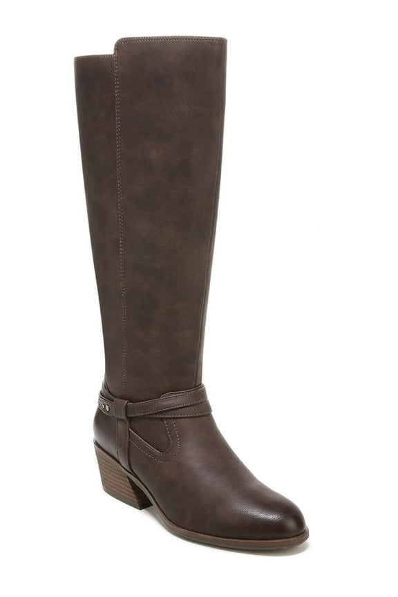 Womens Liberate Faux Leather Riding Knee-High Boots