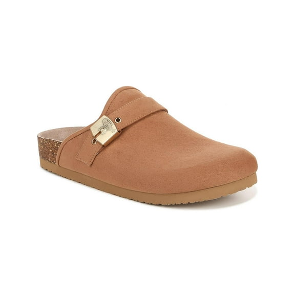 Dr. Scholl's Shoes Womens Louis Iconic Clog Mule Chip Brown 7.5M
