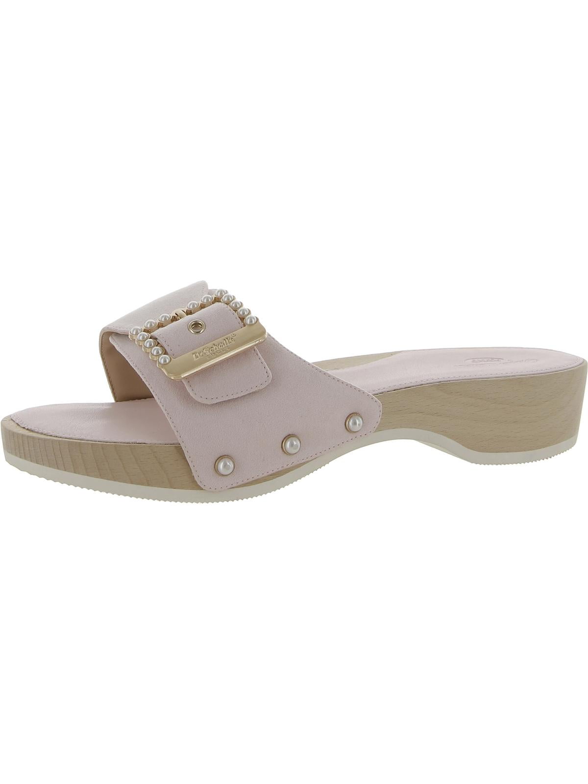 Scholl's Shoes Womens Original Mod Buckle Slip-On Slide