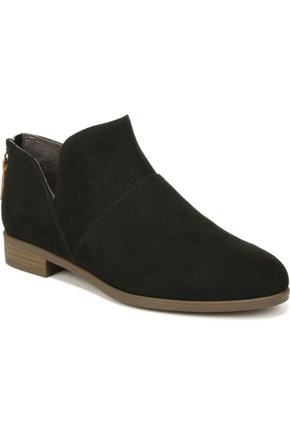 Women's Ramona Ankle Boot Black Microfiber 9M