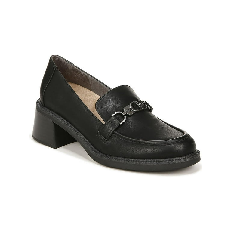 Scholl's Shoes Womens Rate Up Bit Faux Leather Slip-On Loafers