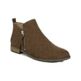 thumbnail image 1 of Dr. Scholl's Shoes Womens Rate Zip Faux Suede Almond Toe Ankle Boots, 1 of 9