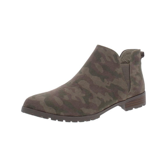 Dr. Scholl's Shoes Womens Real Cute Faux Suede Cushioned Insole Chelsea Boots