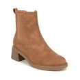 thumbnail image 1 of Dr. Scholl's Womens Redux Mid Calf Block Heel Boot Honey Brown Smooth 10M, 1 of 5