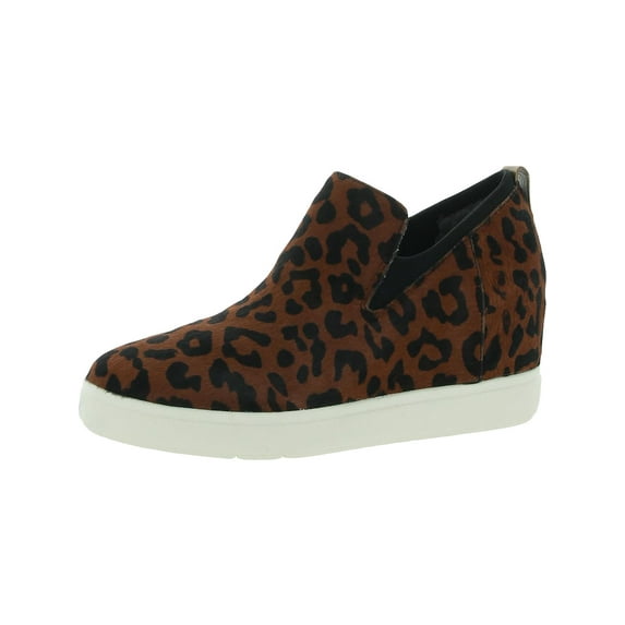 Dr. Scholl's Shoes Womens Scarlette Calf Hair Slip On Fashion Sneakers