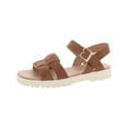 thumbnail image 1 of Dr. Scholl's Womens Take Five Flat Sandal Honey Brown 8M, 1 of 5