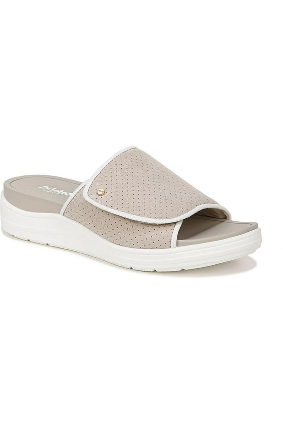 Shoes Womens TIME OFF SET Comfort Insole Faux Leather Slide Sandals