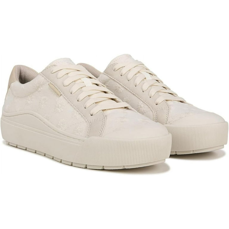 Dr. Scholl's Shoes Womens Time Off Lace Up Sneaker Off White