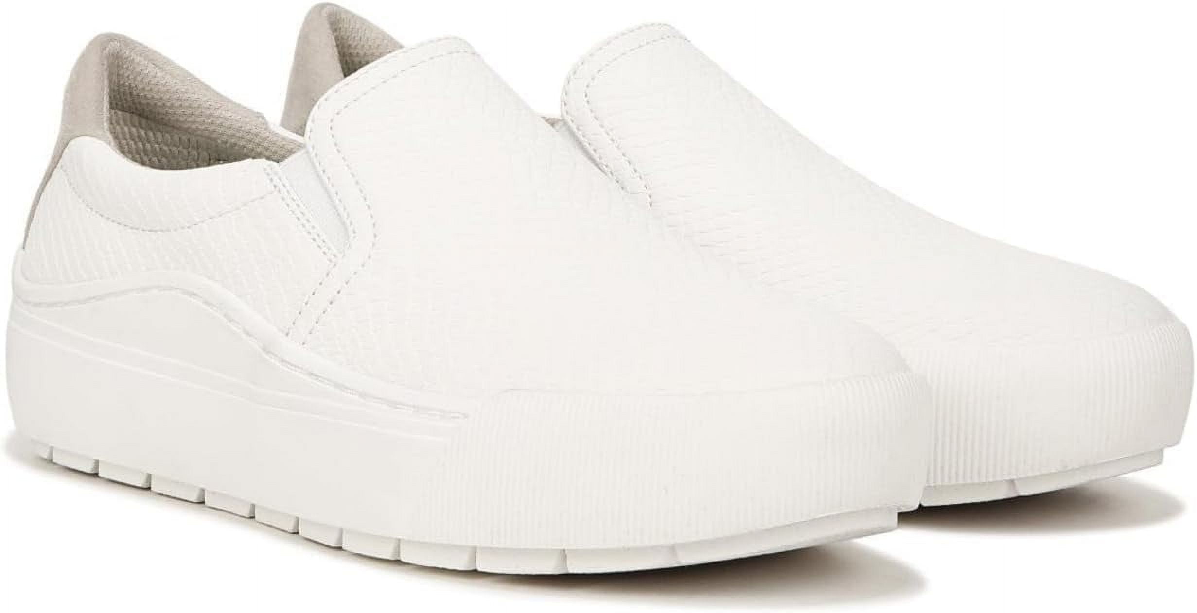 Dr. Scholl's Shoes Womens Time Slip On Faux Leather Casual And Fashion Sneakers