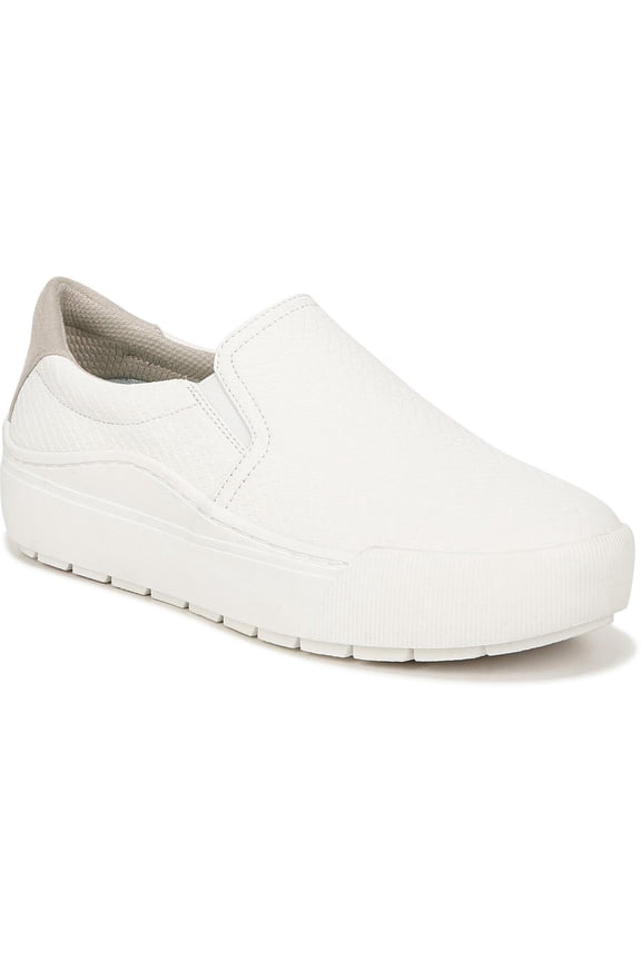 Dr. Scholls Women's Time Off Slip On White Sunset Snake Sneaker 6M