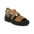 thumbnail image 1 of Dr. Scholl's Shoes Womens Trekkie Leather Ankle Strap Platform Sandals, 1 of 3