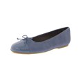 thumbnail image 1 of Dr. Scholl's Shoes Womens Wexley Bow Faux Leather Slip-On Ballet Flats, 1 of 1