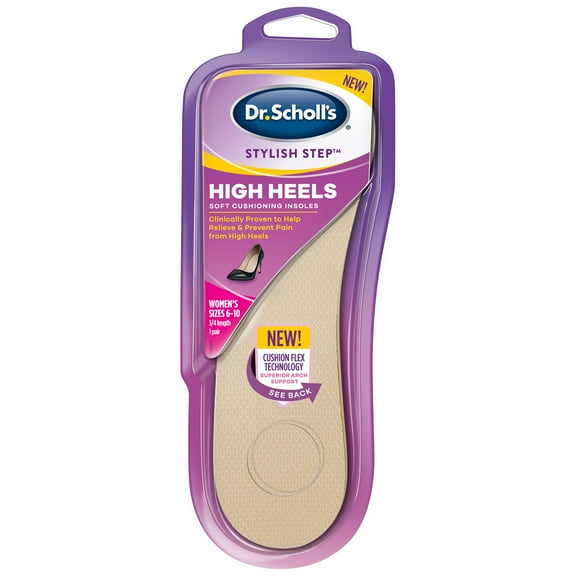 Dr. Scholl's Soft Cushioning Shoe Insoles for High Heels (Women's 6-10) Inserts to Help Prevent Pain