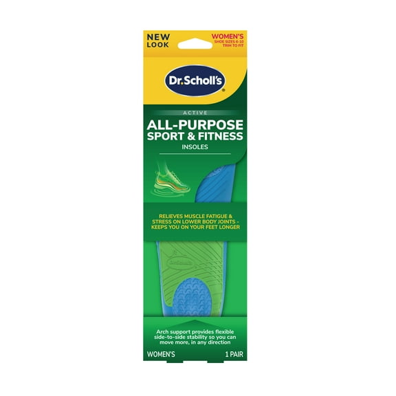 Dr. Scholl's All Sport & Fitness Shoe Insoles for Women (6-10) Inserts ...