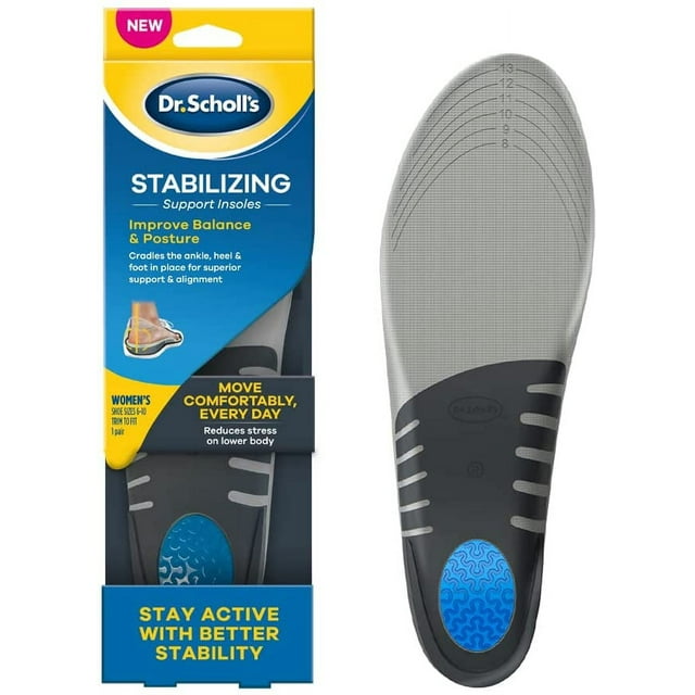 Dr. Scholl's® Stability Support Insoles, Flat Feet & Overpronation Low